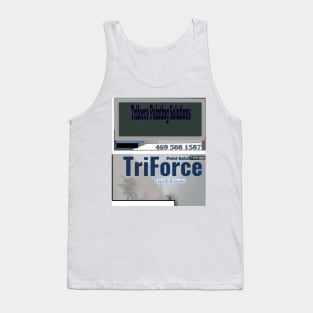 Triforce Painting Solutions call card for interior painting service Tank Top